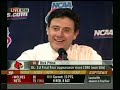 ESPNEWS coverage of Louisville Elite 8 postgame PC-Pitino
