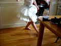 Aubrey Showing off a Dance Costume