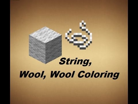 how to obtain string in minecraft
