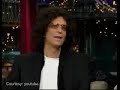 Howard Stern talks about NodorO? with David Letterman.