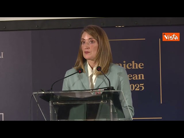 Metsola: Aggressione russa a Ucraina è stata una sveglia sul modo in cui intendiamo la pace