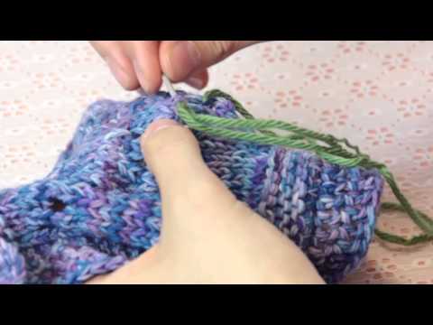 how to patch knitting