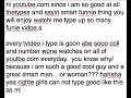 Typing Blog Video