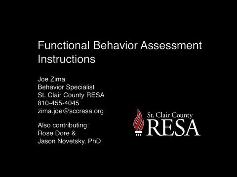 how to assess behavior