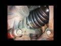 Tutorial: Install drive axle on a 1995 Honda Accord