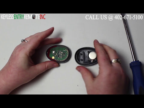 How To Replace Buick Rendezvous Key Fob Battery 2002 2003 2004 2005 2006 2007