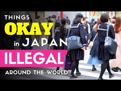 Things Okay in Japan but Illegal Around the World