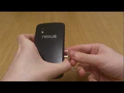 how to open nexus 4