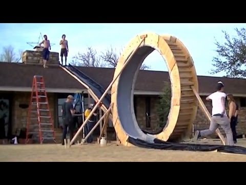 Distraction: Epic backyard Slip 'n Slide