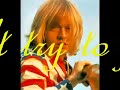 a sad tribute to the late brian jones. i realized what jerks the rolling stones were to their own founder, so i thought i should have made a video like this. this is dedicated to charlie watts, whom may find the song in this slideshow fitting to his reaction learning upon jones' death.

[lyrics]:
playground school bell rings again
rain clouds come to play again
has no one told you she's not breathing?

hello, i am your mind
giving you someone to talk to
hello?

if i smile and don't believe
soon, i know i'll awake from this dream
don't try to fix me, i'm not broken

hello, i am the lie
living for you, so you can hide...
don't cry

suddenly,
i know i'm not sleeping!
hello?
i'm still here! 
all that's left of yesterday...
- - -
lewis brian hopkin jones (28 february 1942 - 3 july 1969) was a co-founding member, guitarist and multi-instrumentalist in the english rock group the rolling stones.

jones was known for his skills on multiple instruments, fashionable mod image, drug and sexual excesses, and his death at age 27.