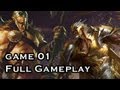 Magic the Gathering Gameplay Wolf Run Vs U/W Humans G1 (12-23-2011)
