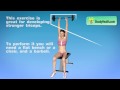 Triceps Workout for Women: Barbell Overhead Triceps Extension