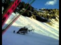 Helicoptered injured off the Mountain after skinning up to great powder, s**t happens!