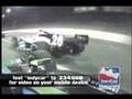 2008-10-19 | Marco Andretti Texas Crash ~> Marco Andretti and Ryan Hunter-Reay crash into each other in the closing laps of the Bombardier LearJet 550 at Texas ... ()