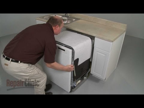 how to re-install a dishwasher