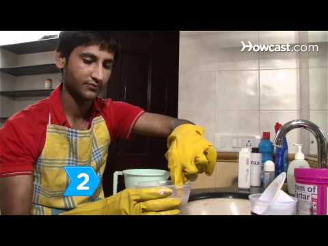 how to remove rust from ceramic sink