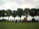 Voetballen met een skippy bal