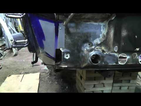1973 Porsche 914   R Front panel repair Part 3