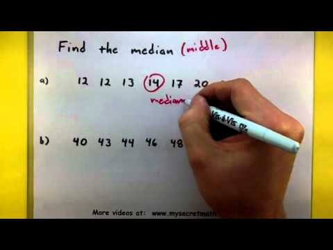 how to calculate the median