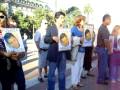 Protesta contra la represión policial y en apoyo de Ruben Carballo (comienzo)