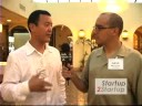 dave mcclure of 500hats and startup2startup interviews hotornot co-founder, james hong, after hong's speech at the startup2startup dinner on july 31 in palo alto.