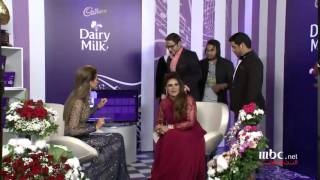 Arab Idol -العرض المباشر التاسع - أنابيلا هلال تحاور الملكة أحلام