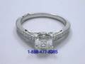Asscher Cut Diamond Ring 0.94-carat Tacori mounting
