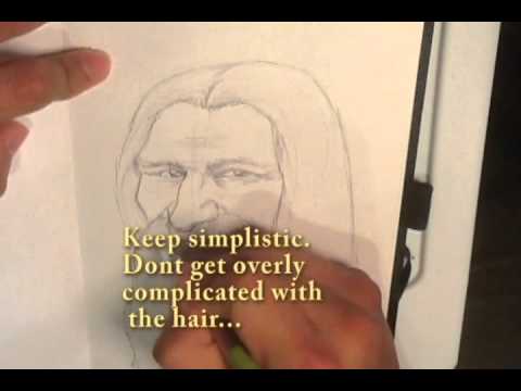 how to draw a wizard