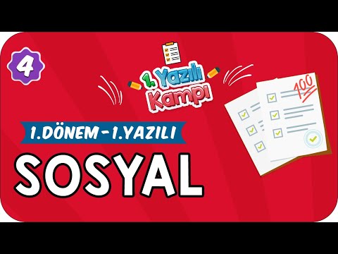 4.Sınıf Sosyal | 1.Dönem 1.Yazılıya Hazırlık