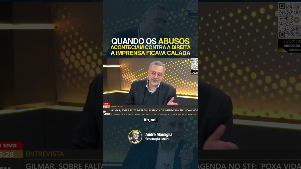 🚨 QUANDO OS ABUSOS ACONTECIAM CONTRA A DIREITA A IMPRENSA FICOU CALADA