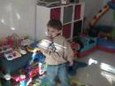 Son sings his ABCs
