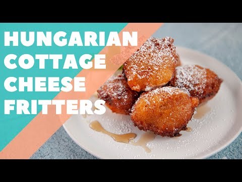 Hungarian Cottage Cheese Fritters Good Chef Bad Chef