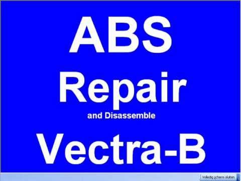 how to repair opel vectra b display