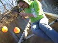 Glenn and Ashley catch a bass