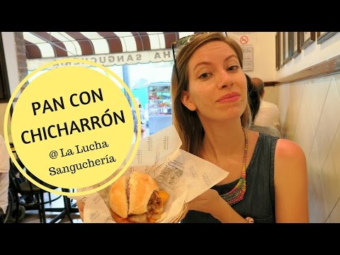 Pan con Chicharrón at La Lucha Sanguchería Pan con Chicharrón at La Lucha Sanguchería