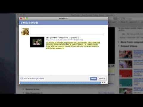 how to share a video on facebook