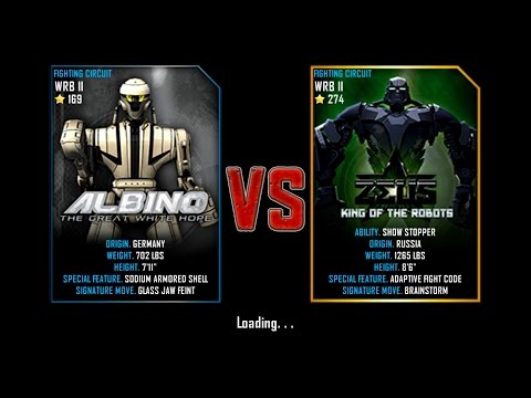 Real Steel FINAL WRB II Albino VS Zeus (champion) King Of The Robots NEW UPDATE (Живая Сталь)
