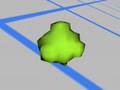 3d soft  body physics test 01