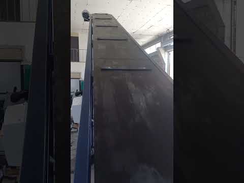 Ленточный транспортёр 8 м х 50 см, двигатель редуктор 3 КВт, толщина ленты 10 мм - фото 1 - id-p113424630