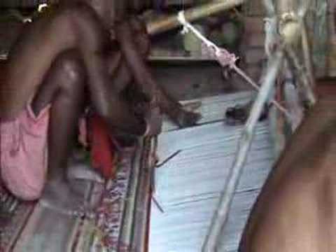 wool rug weaving
