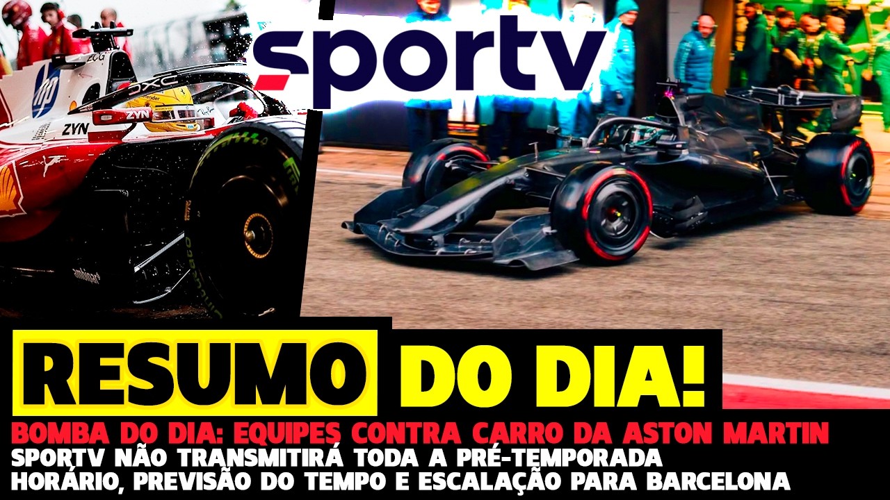 🚨BOMBA: EQUIPES PREPARAM ACUSAÇÃO CONTRA ASTON + HORÁRIOS DA PRÉ-TEMPORADA | FÓRMULA 1 | GP EM CASA