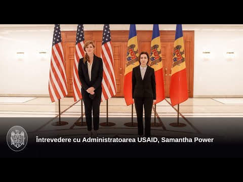 President Maia Sandu meeting Samantha Power, USAID Administrator: "We want to build a competitive, innovative and resilient country, but we need peace for that "