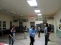 Line dancing practice - Cha cha slide