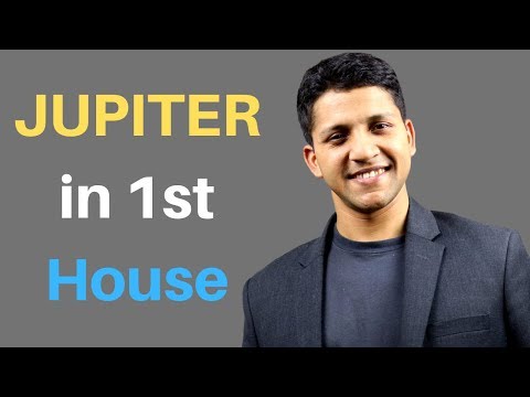 Jupiter in 1st House of Vedic Astrology Birth Chart