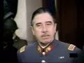 Pinochet parla dopo Golpe a Salvador Allende 11.9.1973