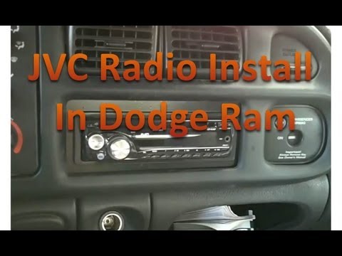 how to remove jvc stereo