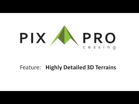 Highly detailed 3D terrains