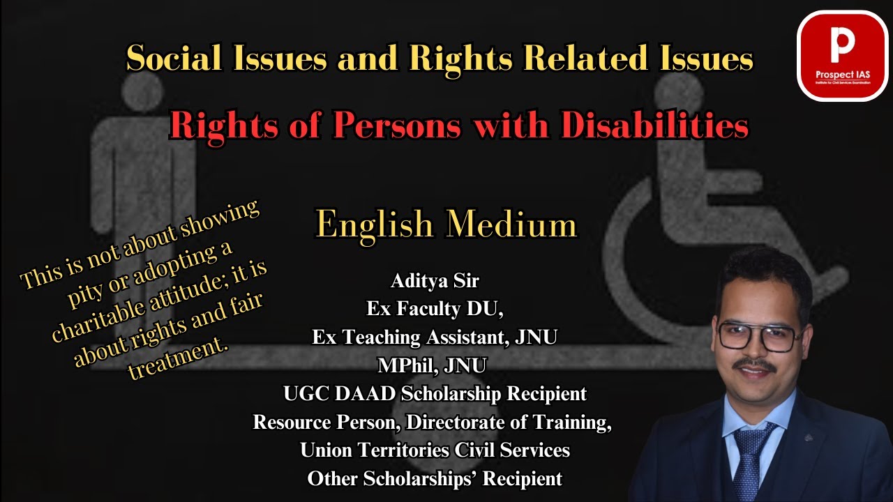 Rights of Persons with Disabilities #disabilities #socialissues #socialjustice #rights #upscmains