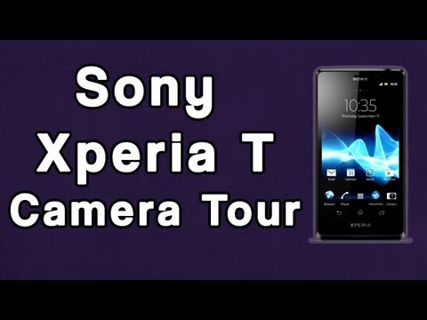 how to use xperia t camera