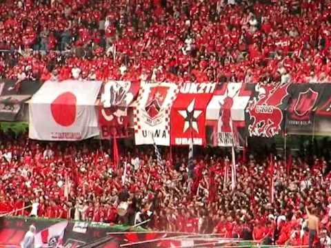 アウェイ等々力陸上競技場 浦和レッズゴール裏